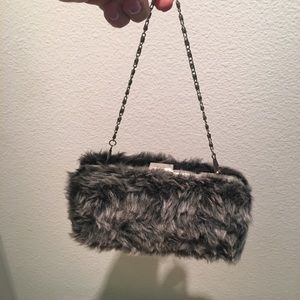 Cesca faux fur purse